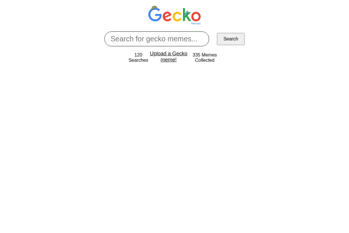 Gecko Meme Search